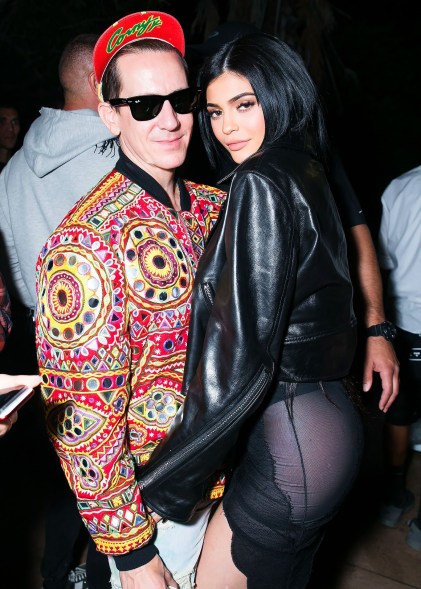 Jeremy Scott and Kylie Jenner attend the Coachella Valley Music and Arts Festival
