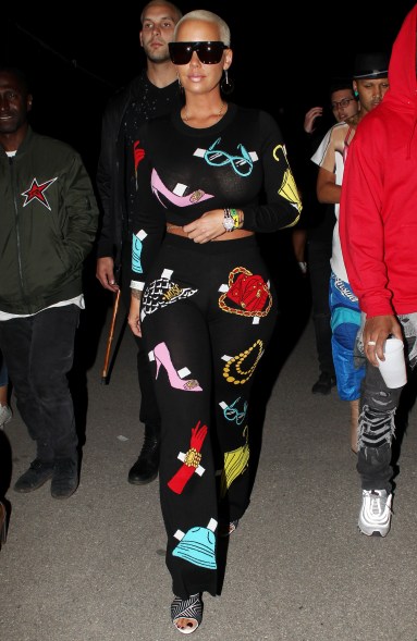 Amber Rose attends the Coachella Valley Music and Arts Festival