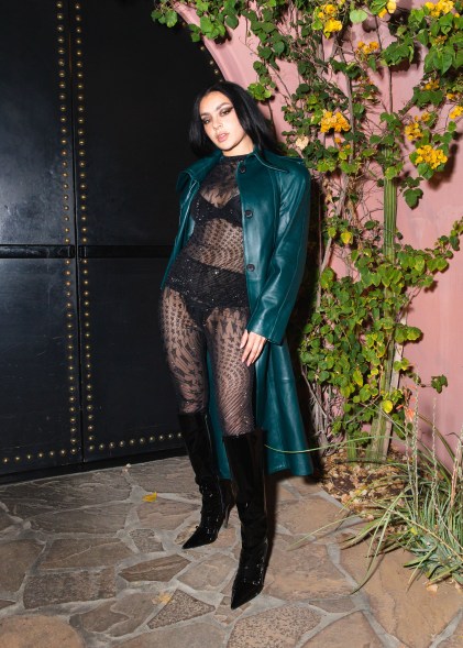 Charli XCX attends the Coachella Valley Music and Arts Festival