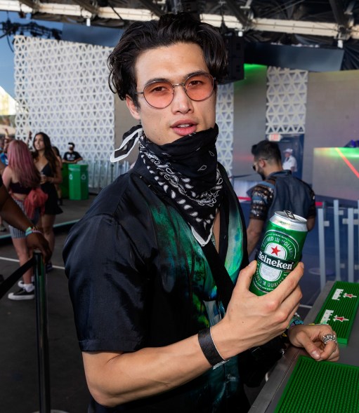 Charles Melton attends the Coachella Valley Music and Arts Festival